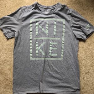 Nike box logo t shirt size large